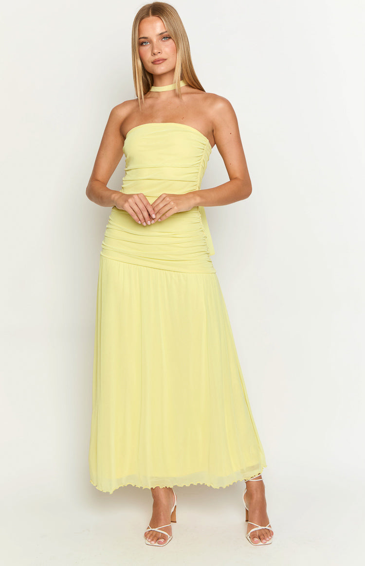 Brayan Yellow Maxi Dress — 4