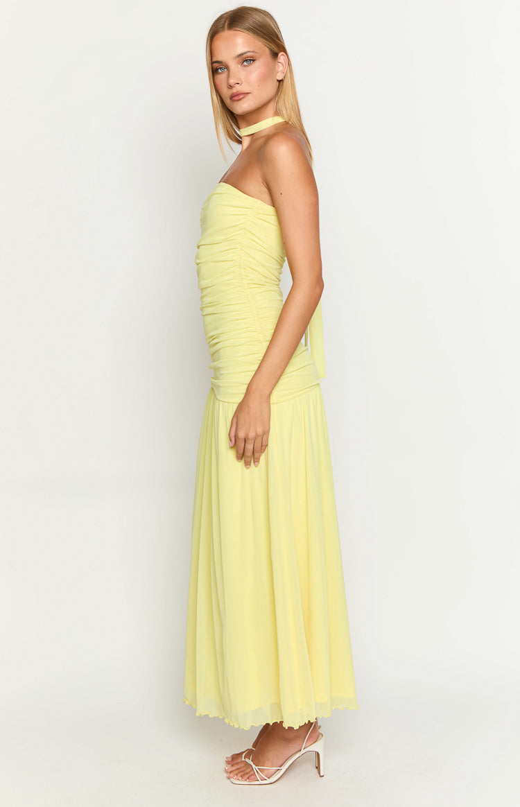 Brayan Yellow Maxi Dress — 5