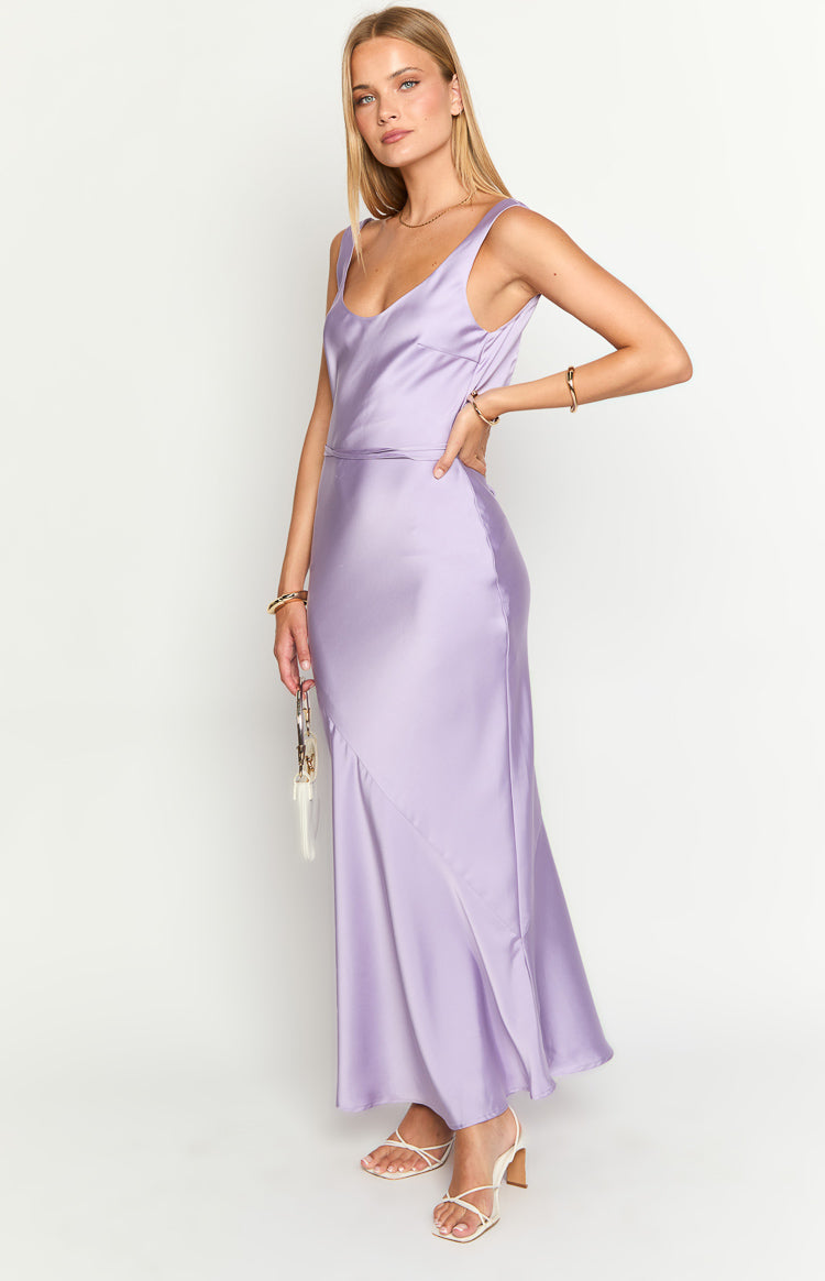 Aviva Purple Maxi Dress — 10