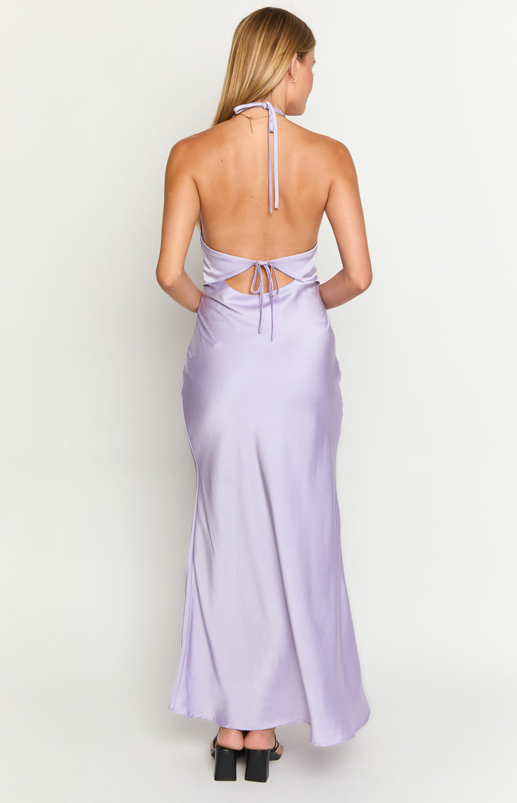 Haizel Purple Maxi Dress — 5