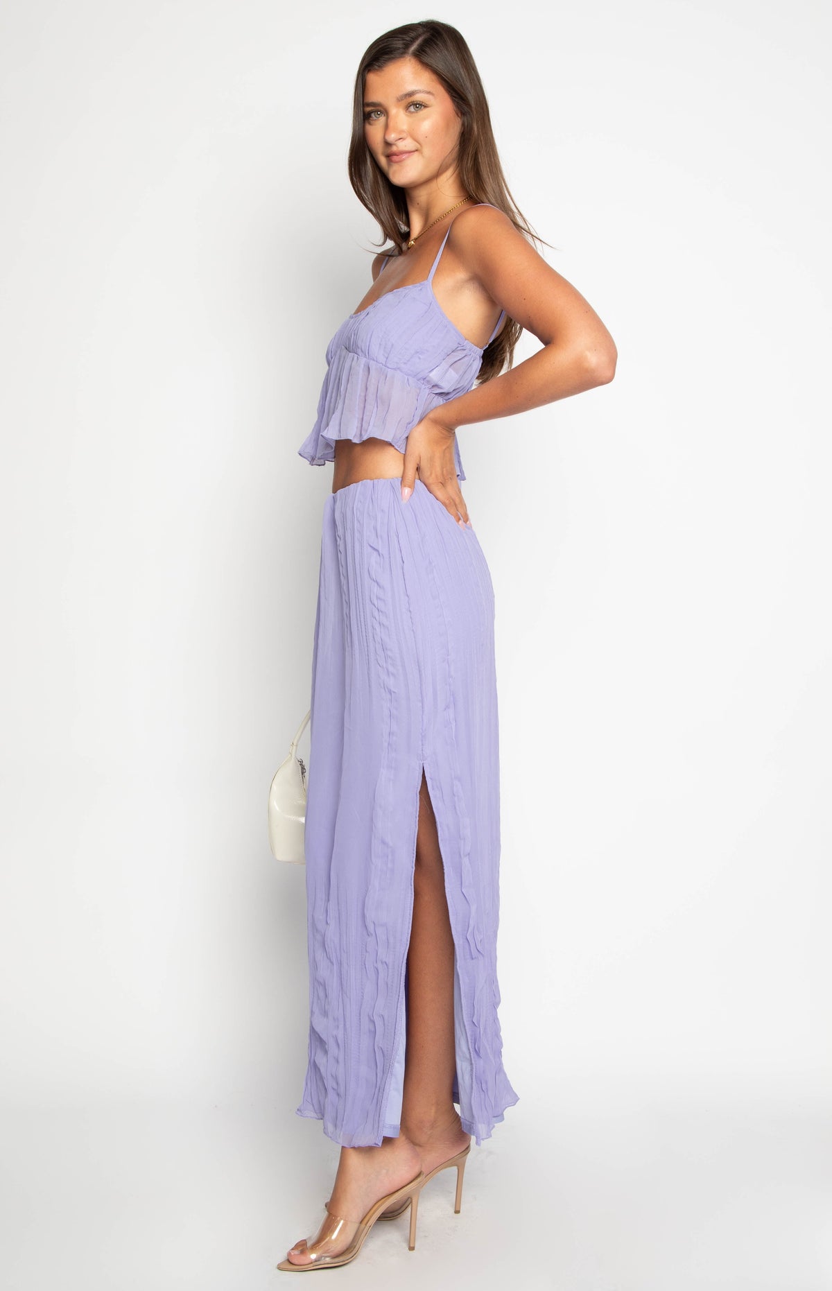 Her Moment Purple Maxi Skirt — 3