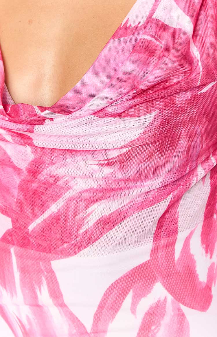 Blessings Pink Floral Maxi Dress — 6