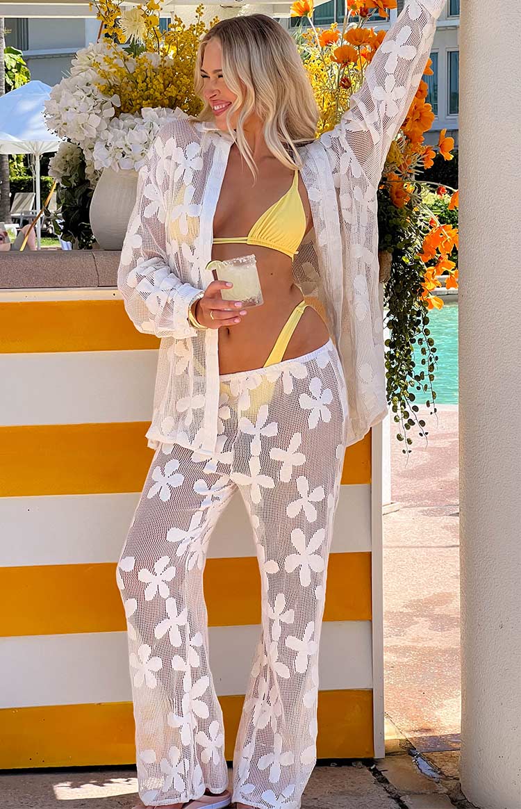 Montague White Pants — 21