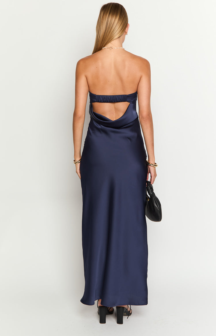 Maiah Navy Maxi Dress — 11
