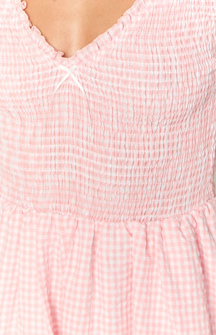 Raldo Pink Gingham Playsuit — 10