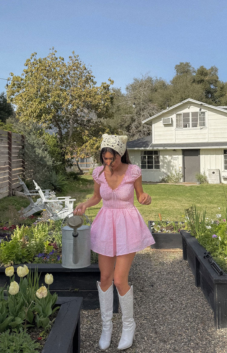 Raldo Pink Gingham Playsuit — 12