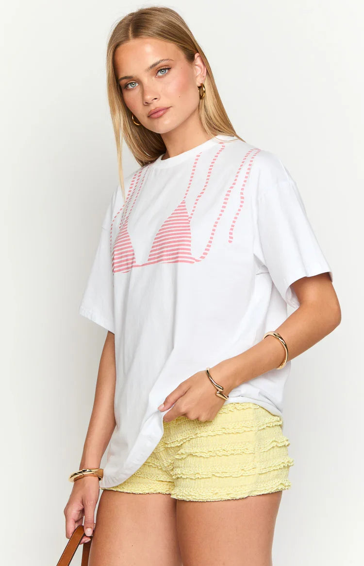 Bikini Bliss White Tee — 4