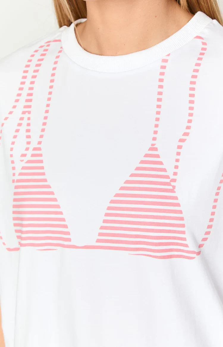Bikini Bliss White Tee — 6
