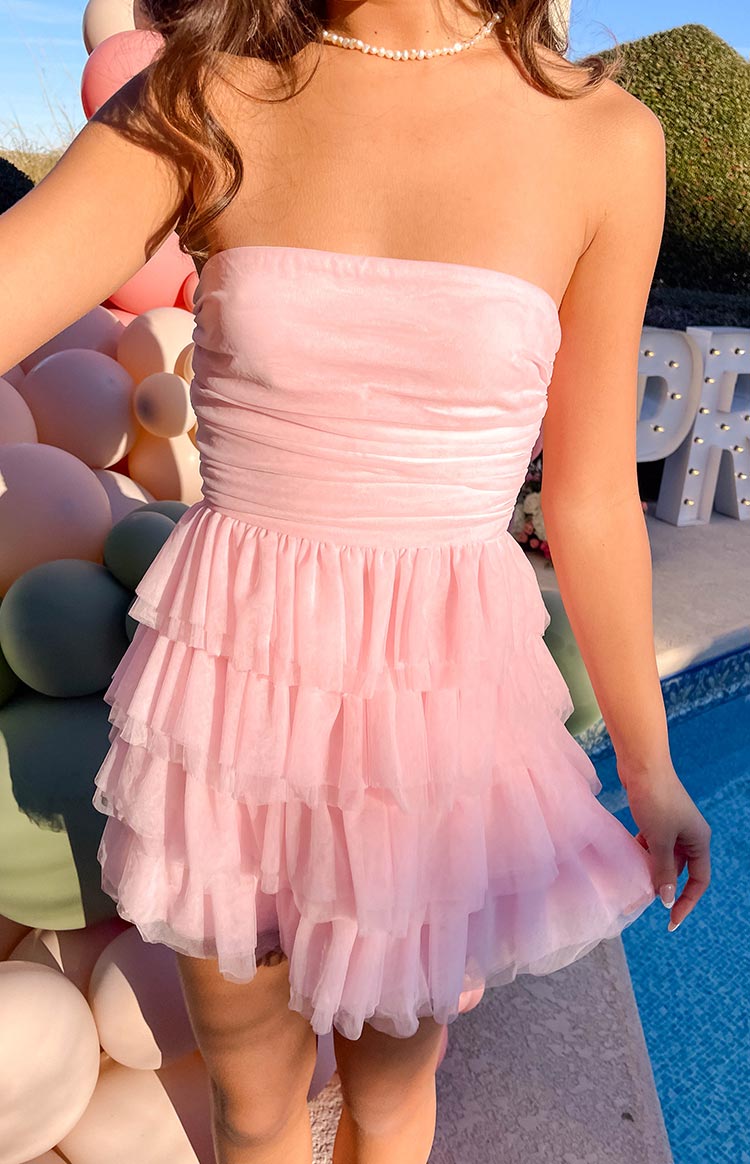 Leto Pink Mini Dress — 12