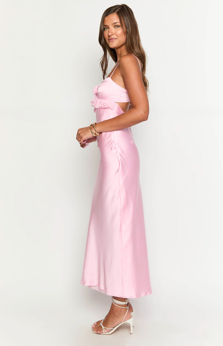 Bella Pink Maxi Dress — 4