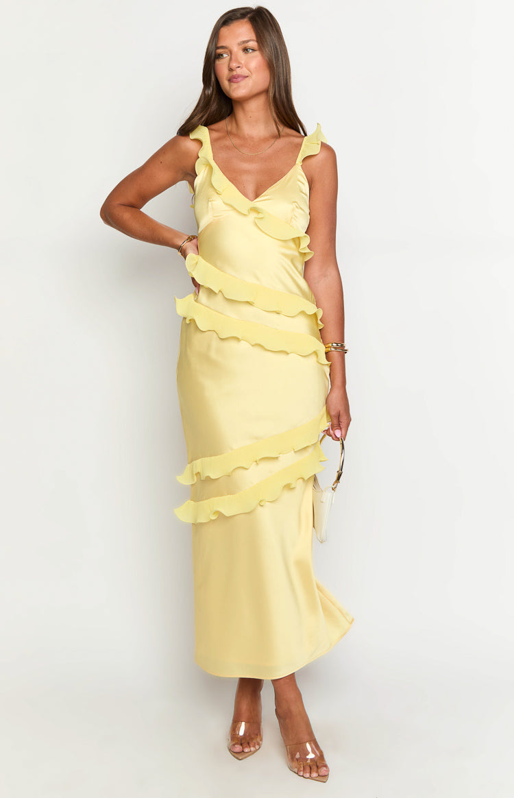 Evan Yellow Maxi Dress — 2