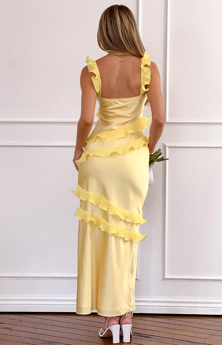 Evan Yellow Maxi Dress — 8