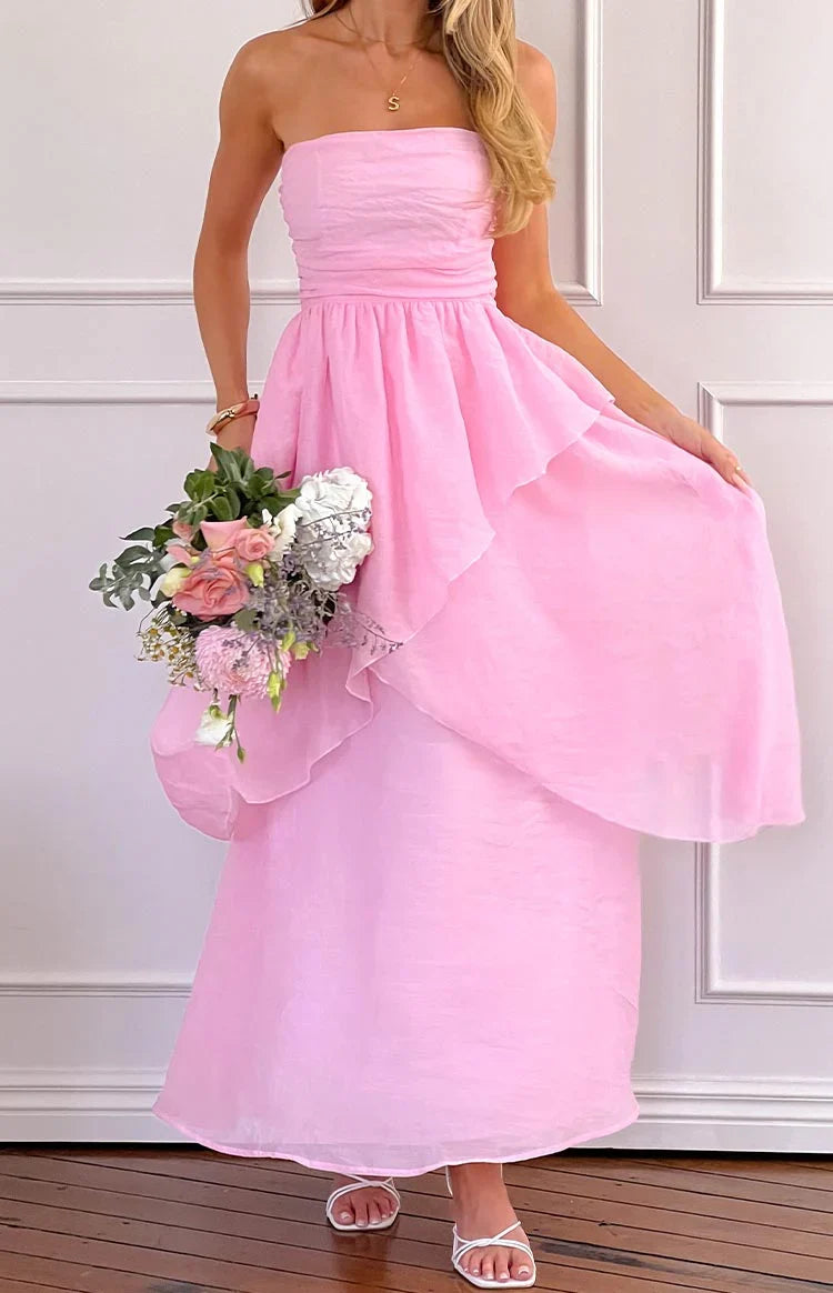 Sadie Pink Maxi Dress — 1