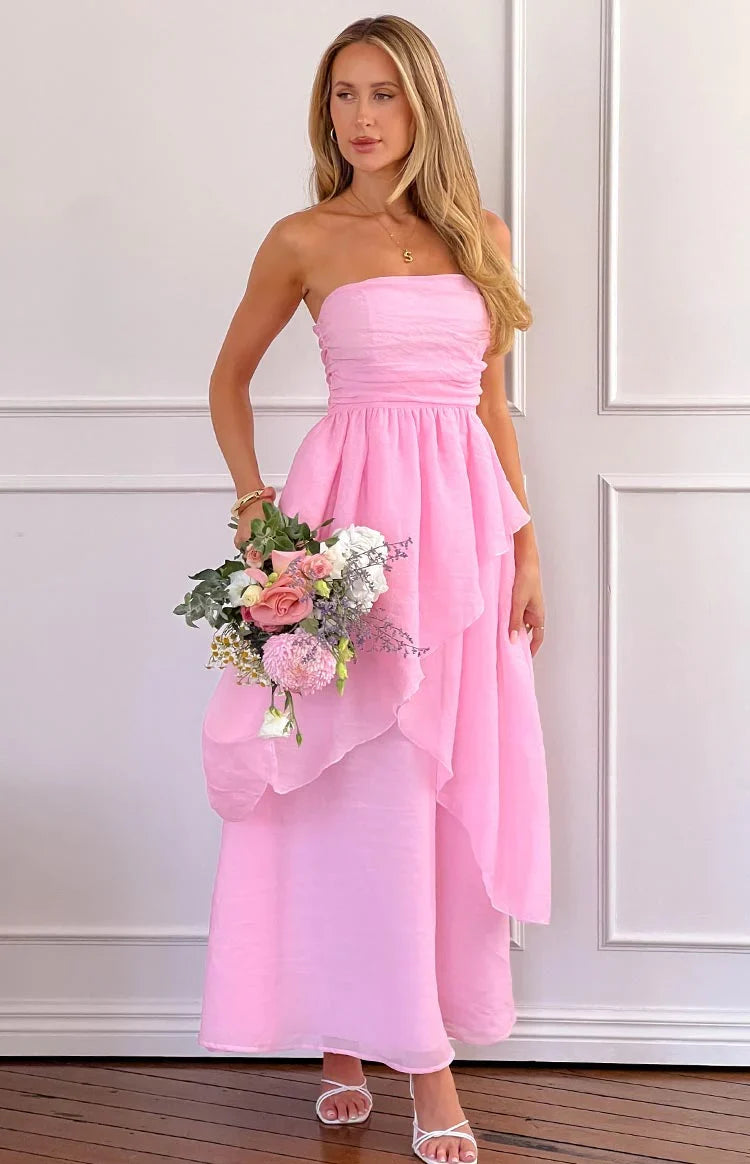 Sadie Pink Maxi Dress — 7