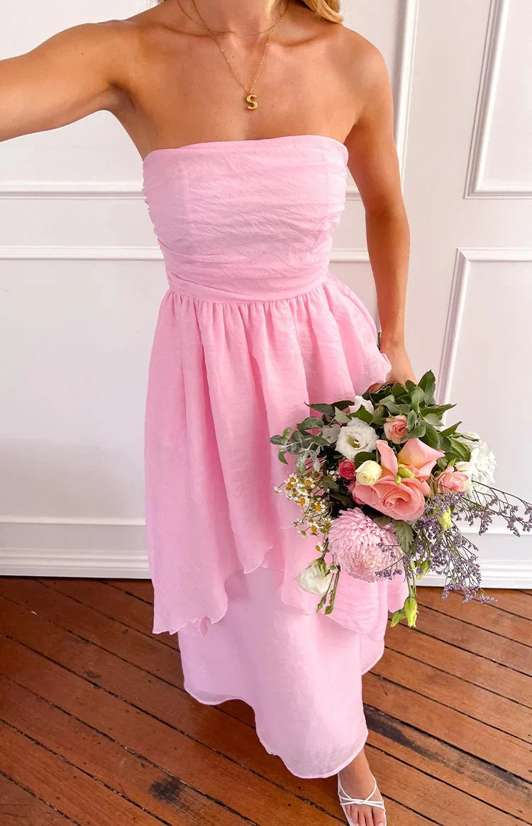 Sadie Pink Maxi Dress — 9