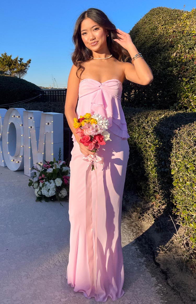 Myrna Pink Maxi Skirt — 14