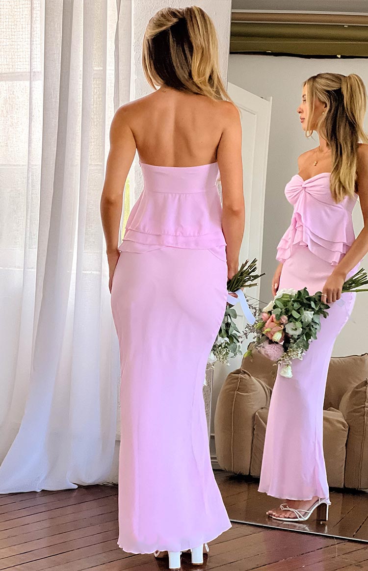 Myrna Pink Maxi Skirt — 9