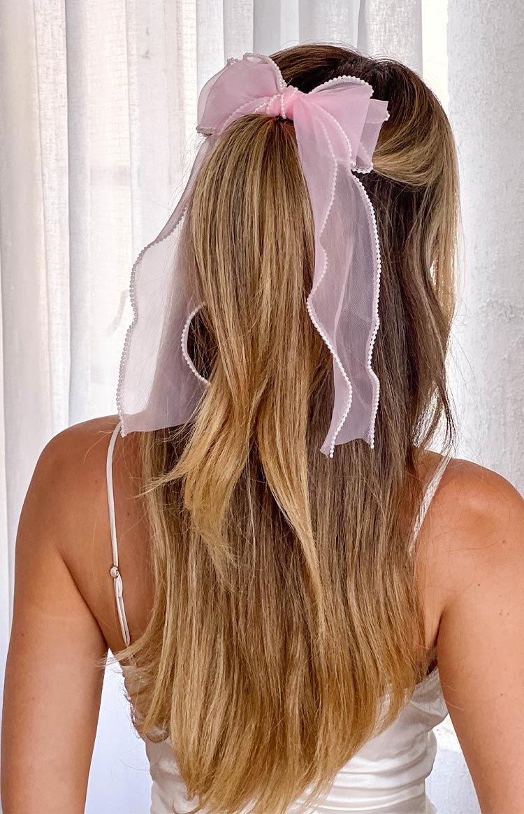 Sweety Pink Hair Bow — 1