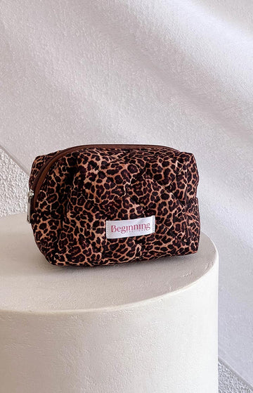 Leopard Makeup Bag — 1