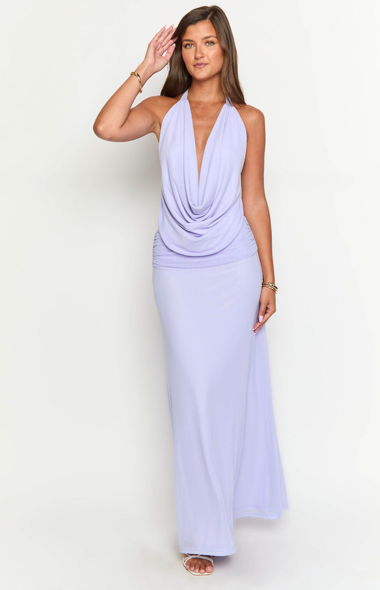 Rozie Purple Mesh Top — 3