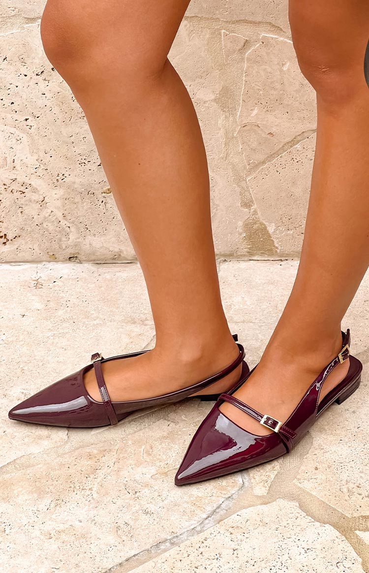 Billini Ilie Mulberry Patent Mules — 11