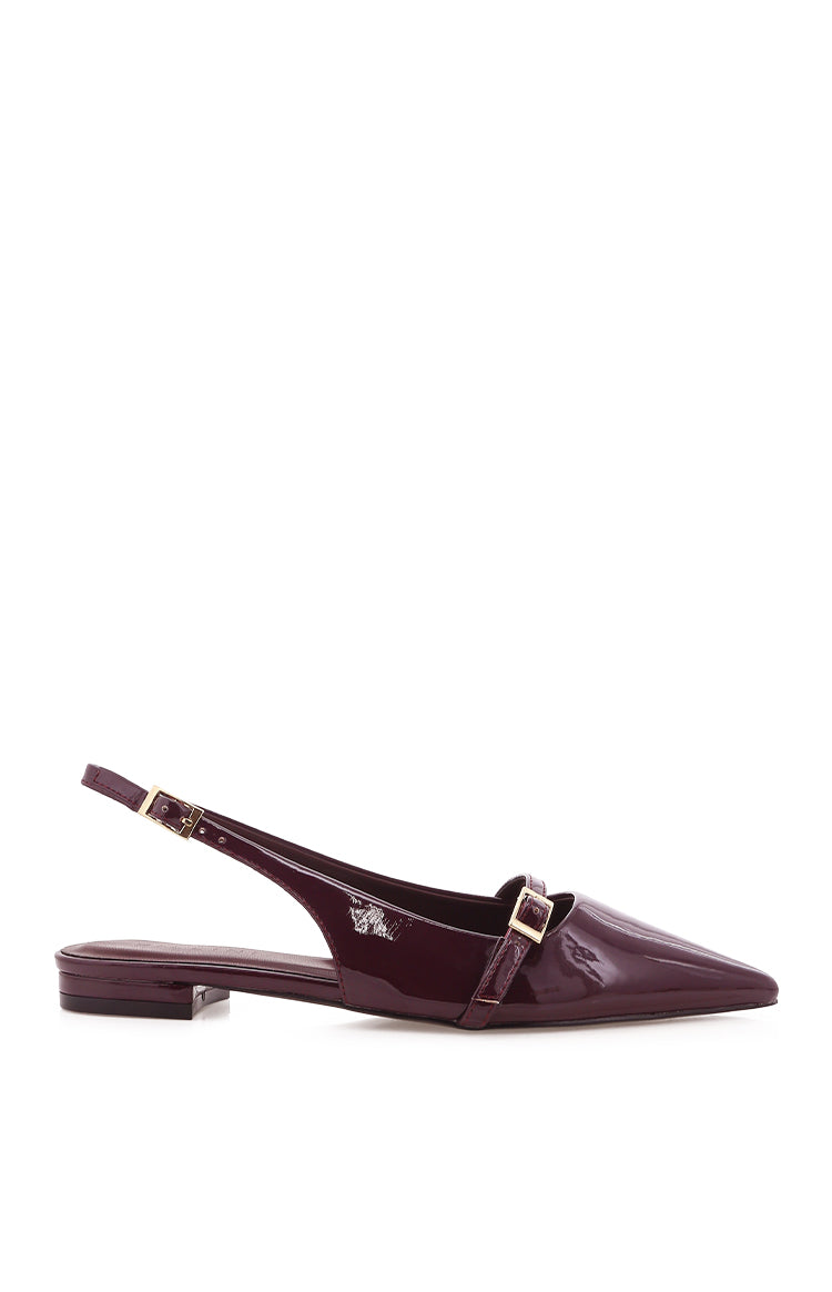 Billini Ilie Mulberry Patent Mules — 5