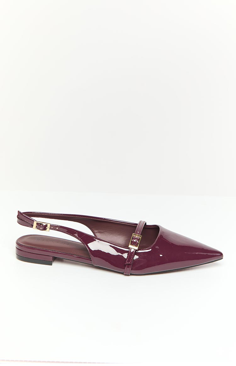 Billini Ilie Mulberry Patent Mules — 6