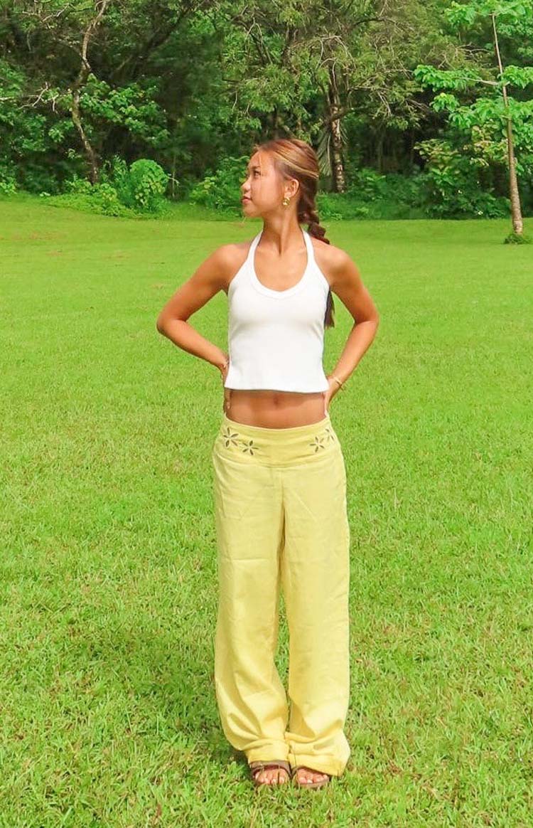 Sawyer White Halter Neck Top — 4