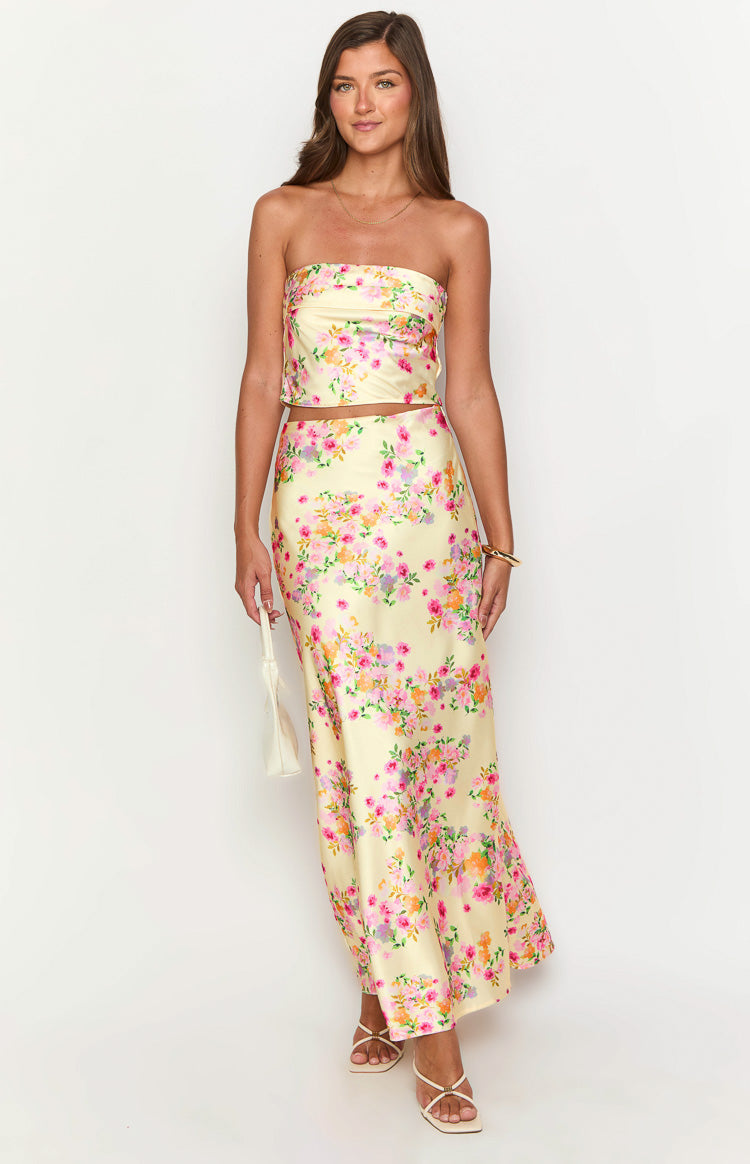 Genevieve Yellow Bloom Top — 6
