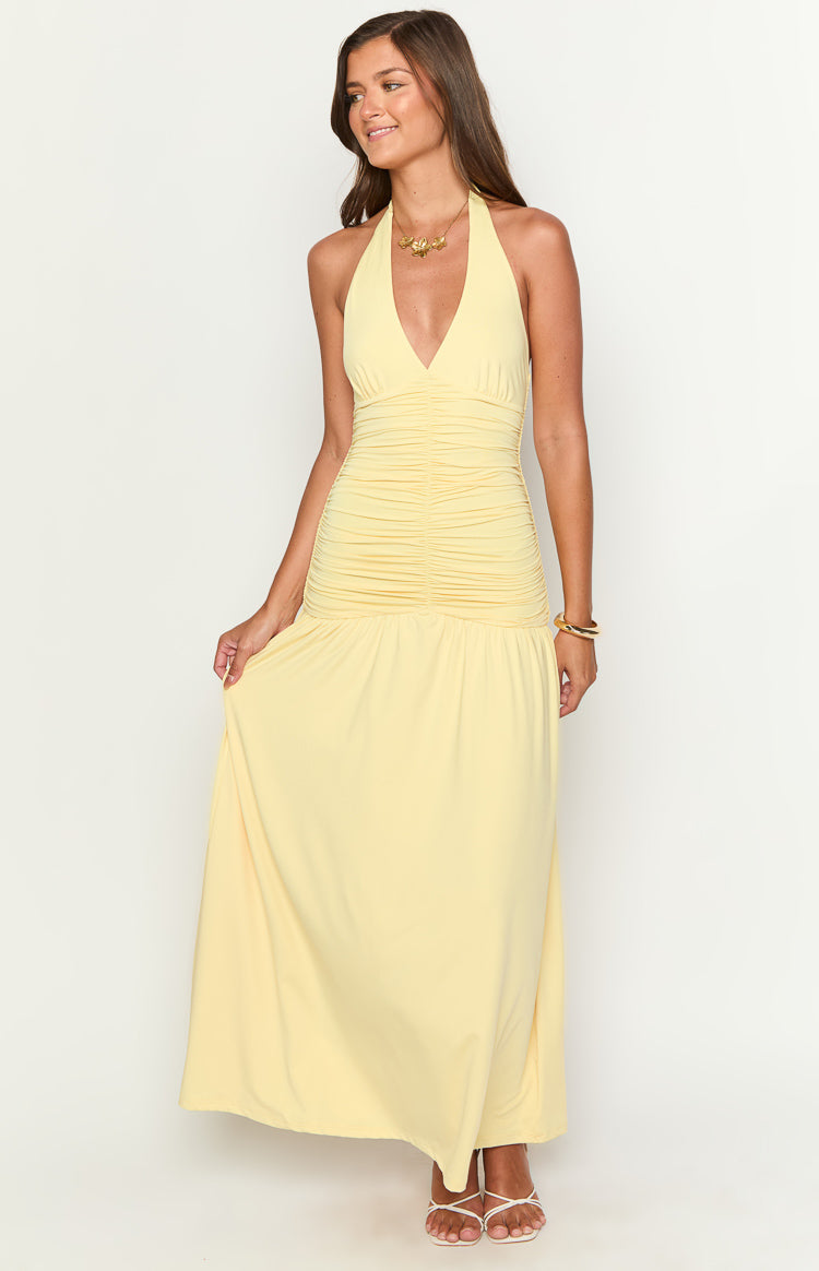 Gloria Yellow Maxi Dress — 3