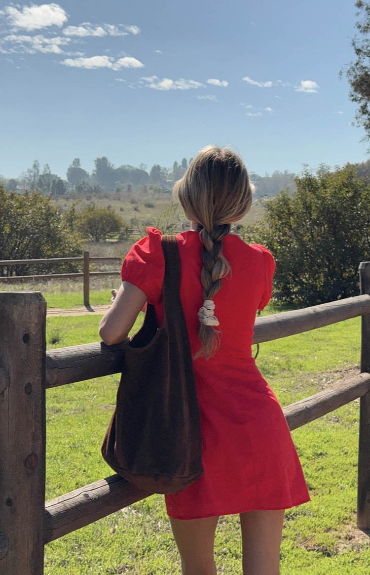 Franky Red Mini Dress — 9