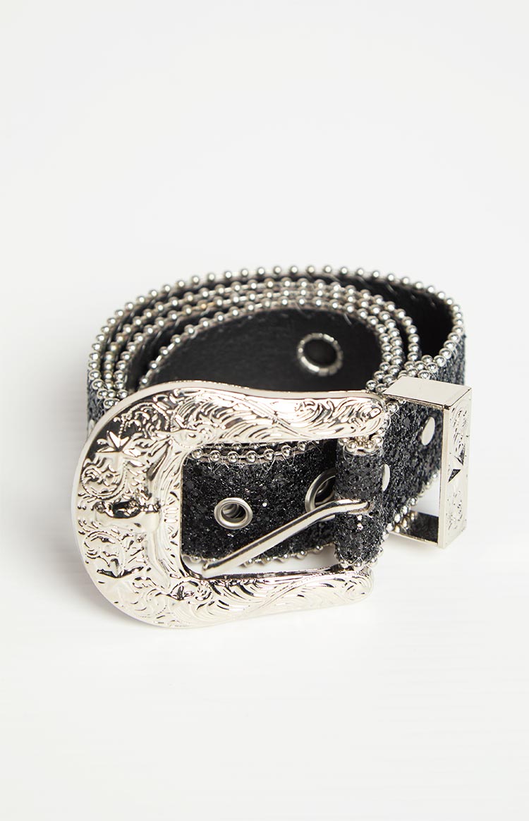 Western Black Sparkle Belt — 4