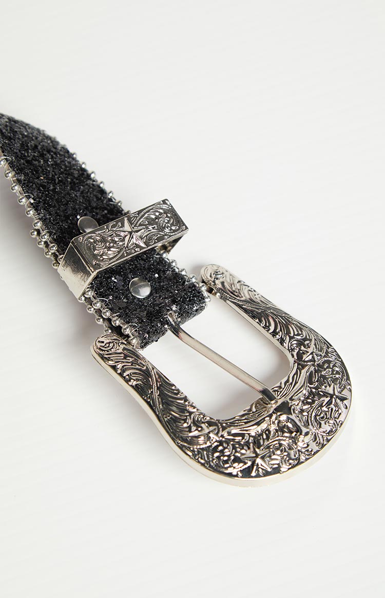 Western Black Sparkle Belt — 3