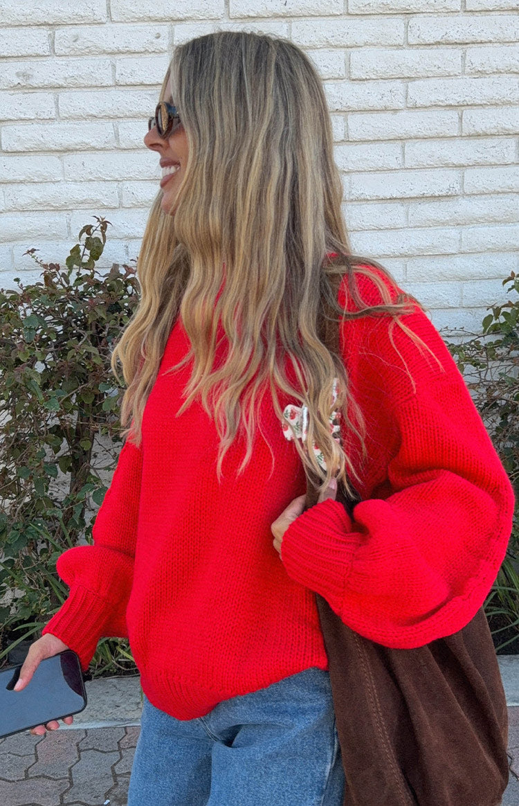 Chapman Red Sweater — 4