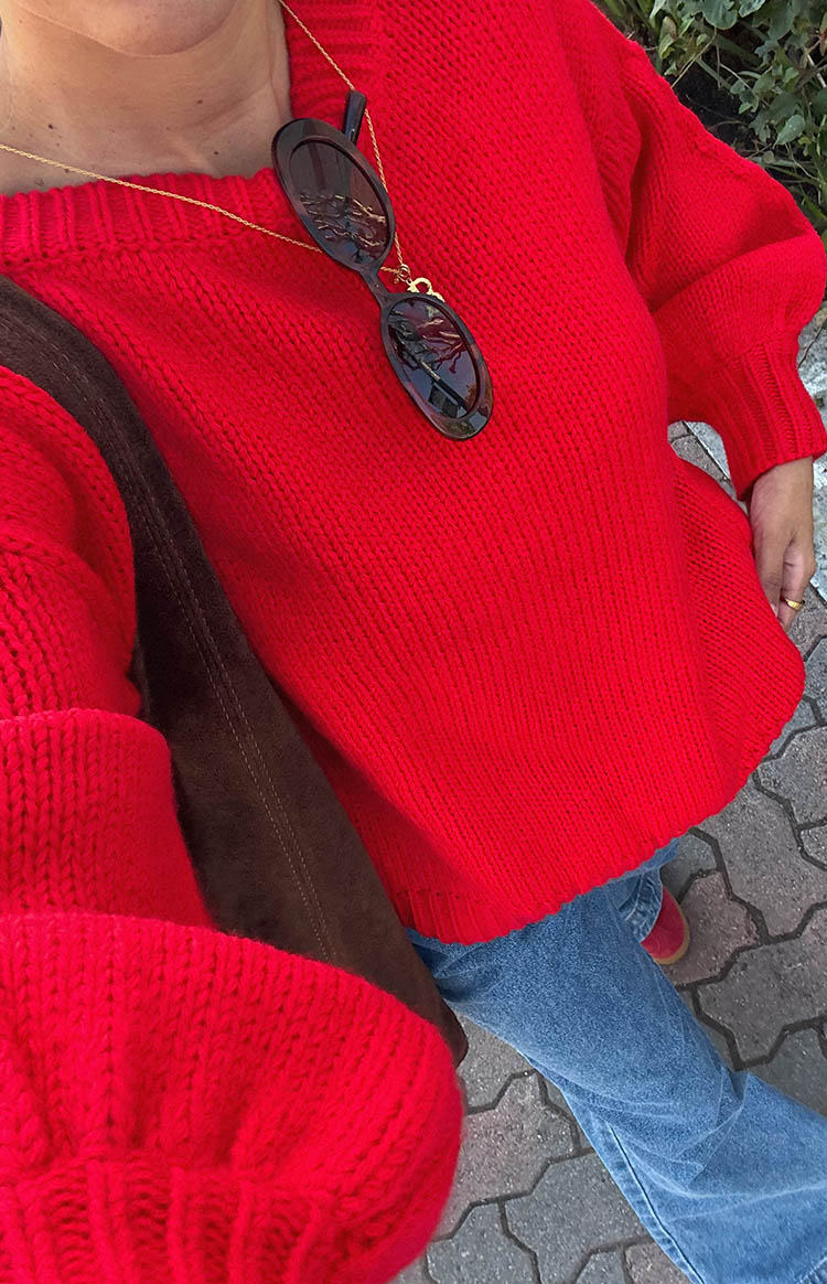 Chapman Red Sweater — 5