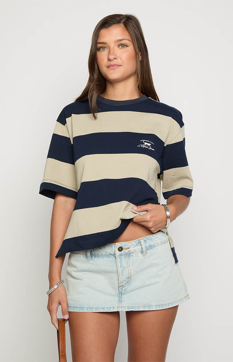 Lioness Rhode Light Denim Mini Skirt — 1