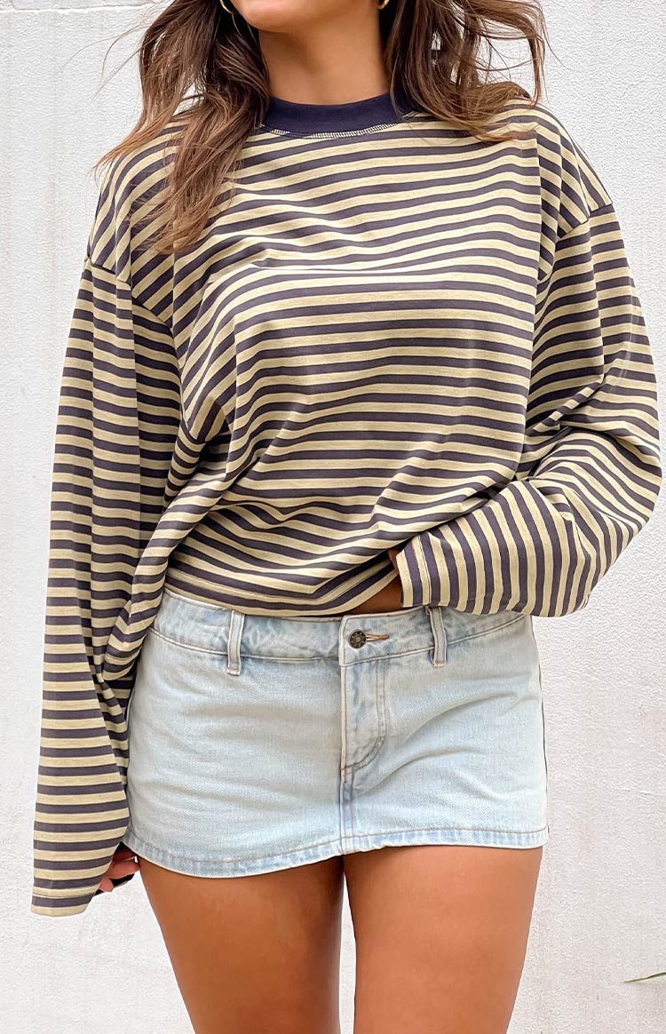 Lioness Rhode Light Denim Mini Skirt — 9