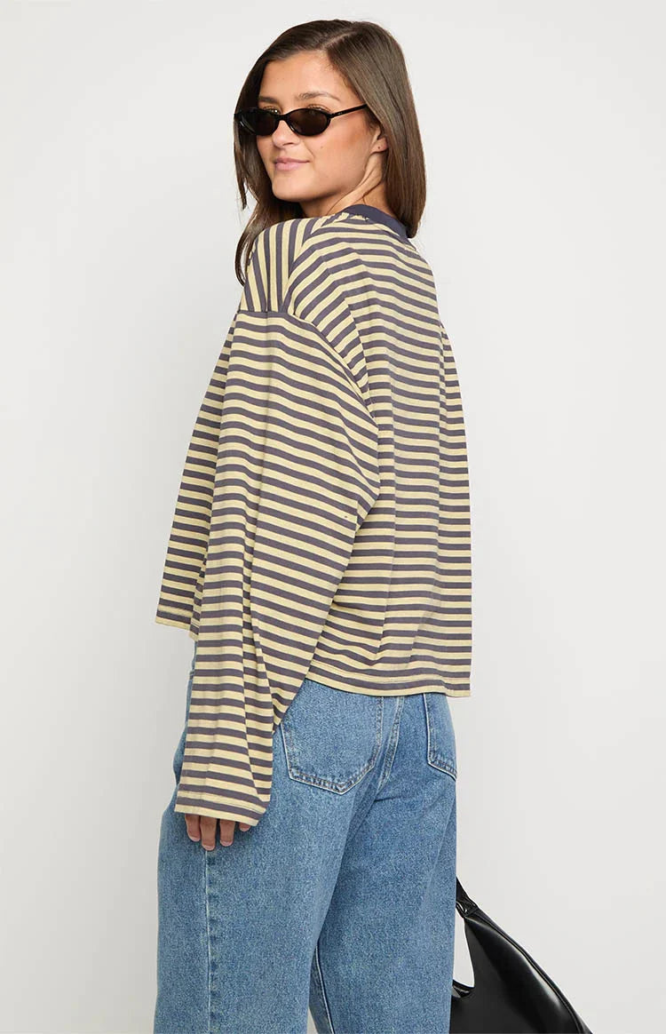 Lioness Bloom Beige Long Sleeve Top — 4
