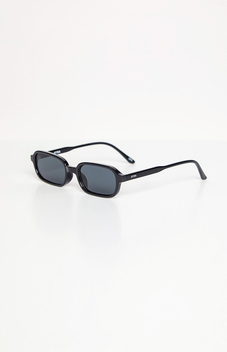 Otra Eyewear Frankie Black Rectangle Sunglasses — 2