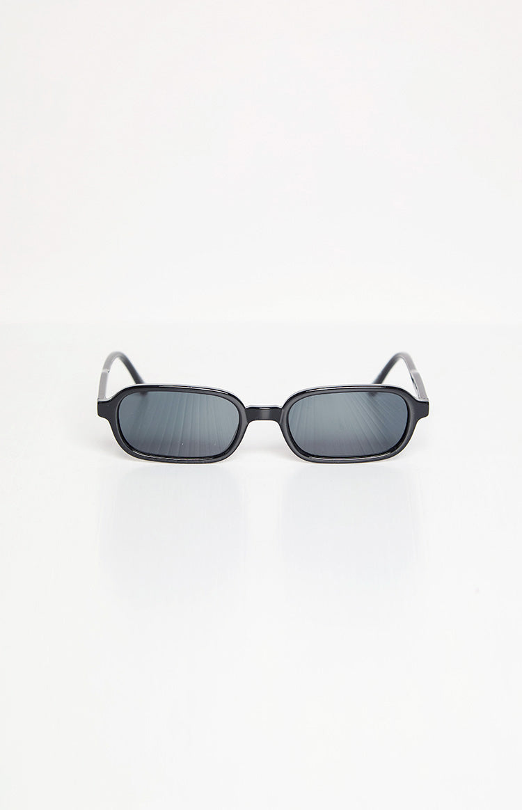 Otra Eyewear Frankie Black Rectangle Sunglasses — 3