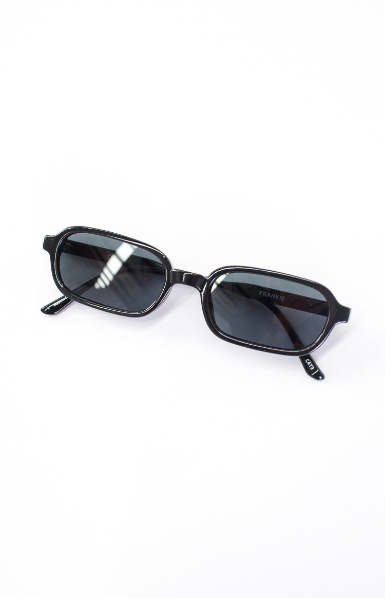 Otra Eyewear Frankie Black Rectangle Sunglasses — 4