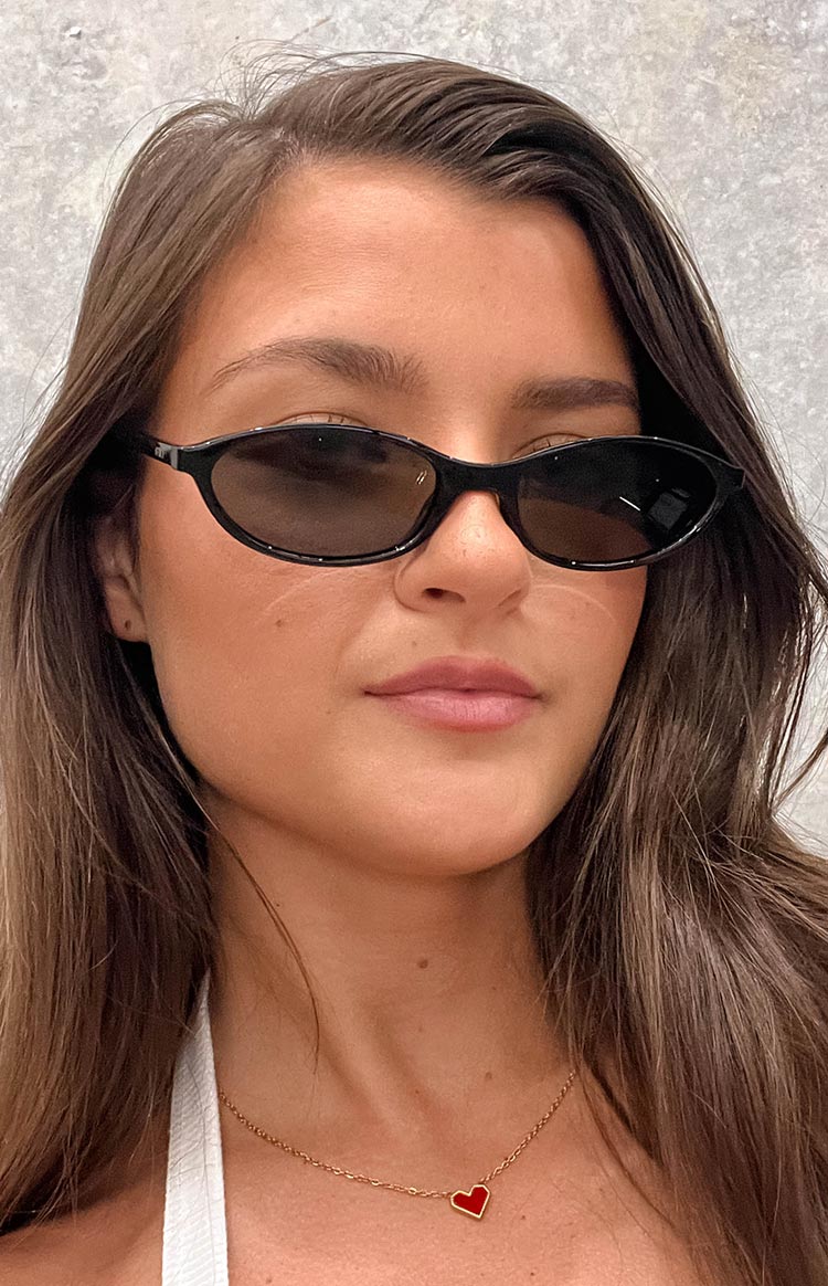 Otra Eyewear Hazel Black Cateye Sunglasses — 1