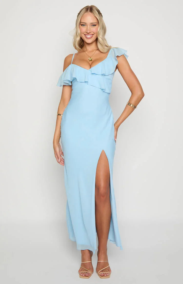 Natasha Blue Maxi Dress — 2