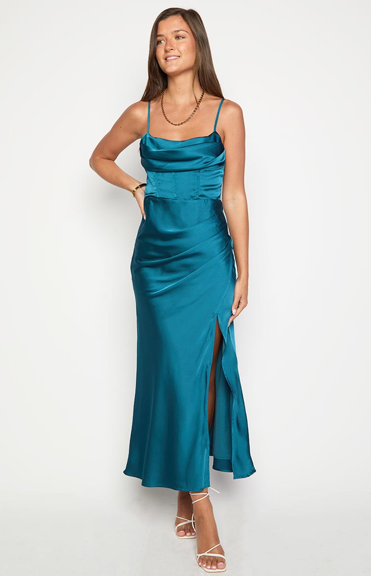 Ardette Green Maxi Dress — 3