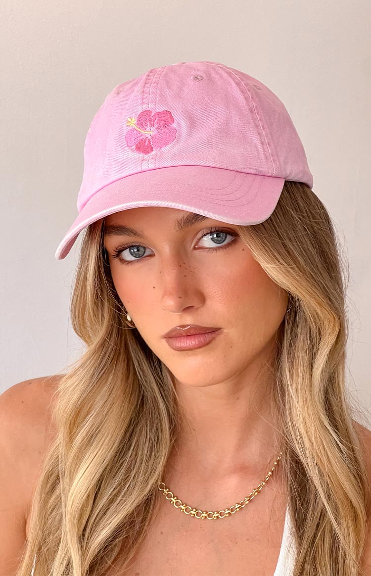 Hibiscus Pink Washed Cap — 5