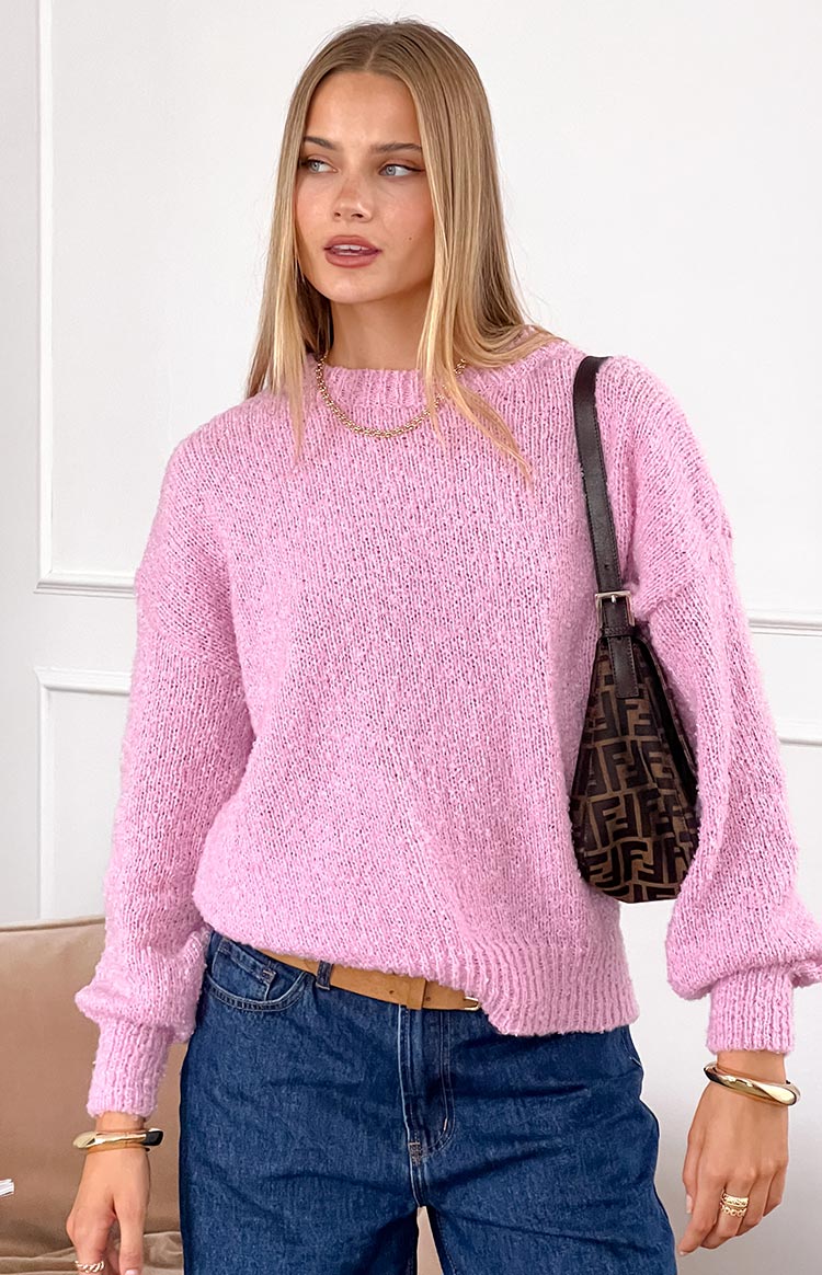 Oxford Pink Knit Sweater — 5