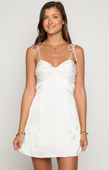 Fifi White Mini Dress — 1