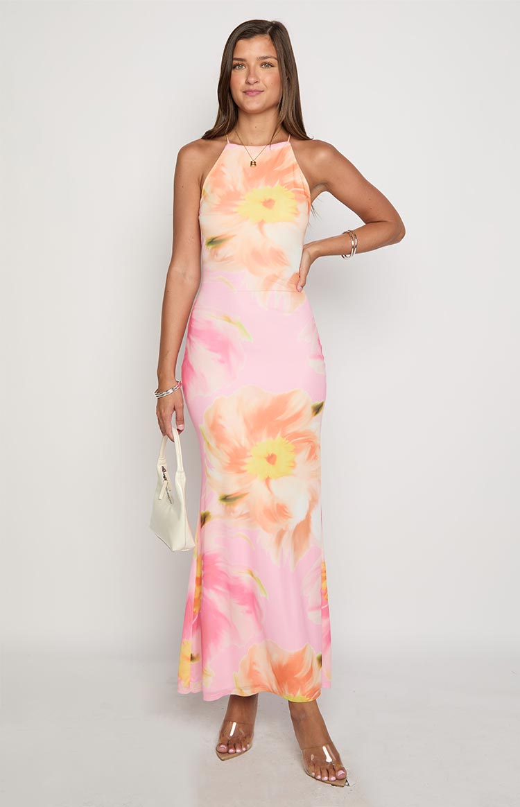 Ashton Pink Floral Kisses Maxi Dress — 2