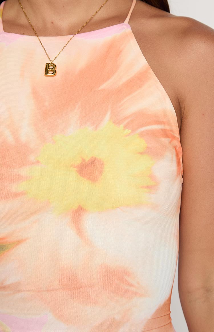 Ashton Pink Floral Kisses Maxi Dress — 6