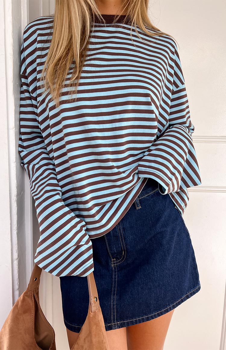 Penny Dark Denim Mini Skirt — 1